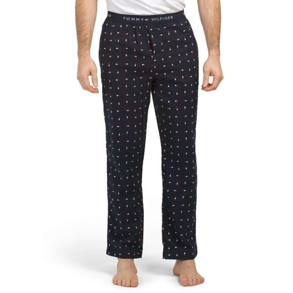 NWT Tommy Hilfiger Men's Core Cotton Flannel Sleep Lounge Pants - Picture 1 of 4